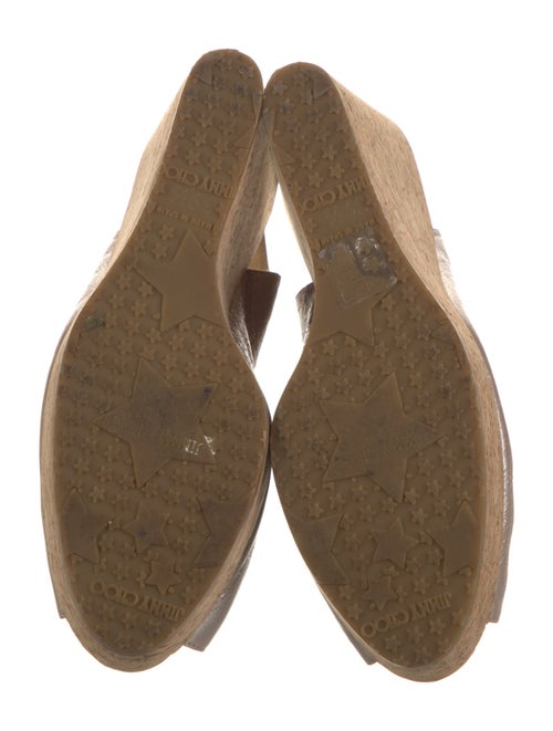 Jimmy Choo Leather Slingback Sandals