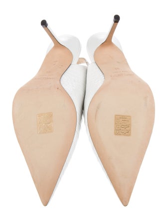Jimmy Choo Embossed Leather Slingback Pumps