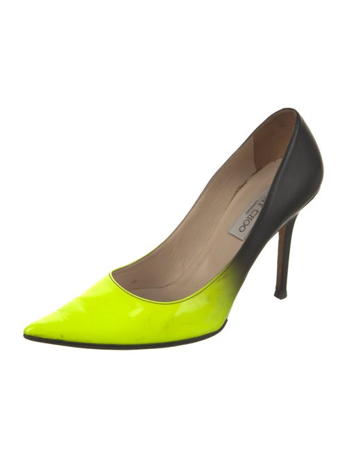 Jimmy Choo Leather Printed Pumps