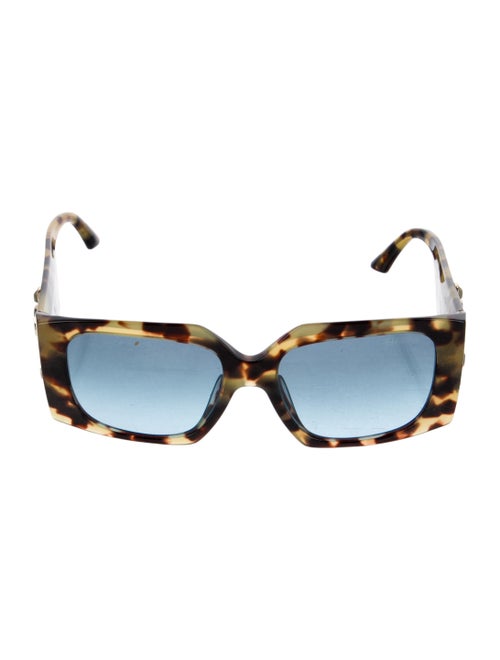 Jimmy Choo Oversize Gradient Sunglasses