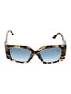 Jimmy Choo Oversize Gradient Sunglasses