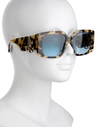 Jimmy Choo Oversize Gradient Sunglasses