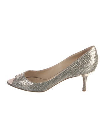 Jimmy Choo Glitter Glitter Accents Pumps