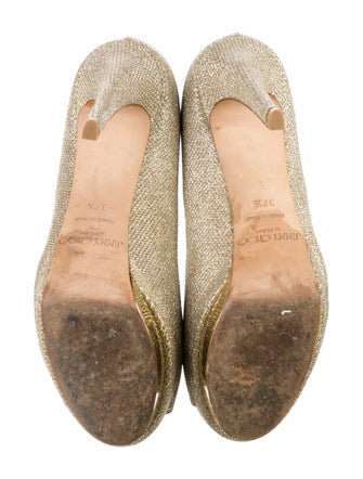 Jimmy Choo Glitter Glitter Accents Pumps