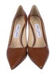Jimmy Choo Crocodile Printed Pumps