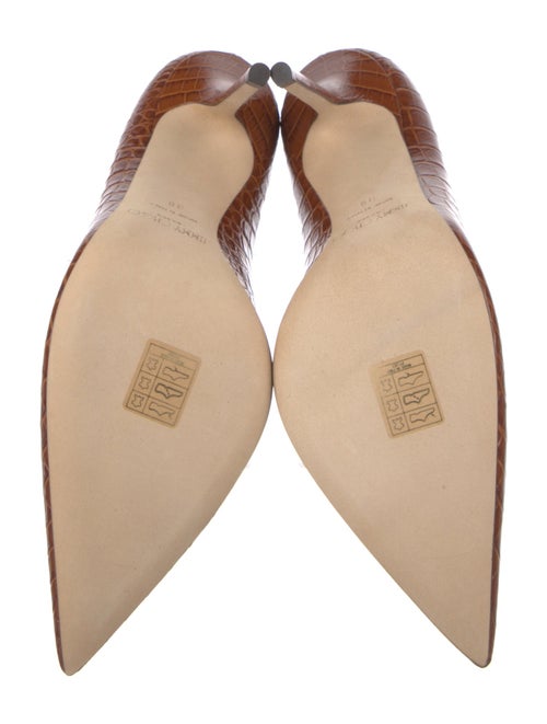 Jimmy Choo Crocodile Printed Pumps