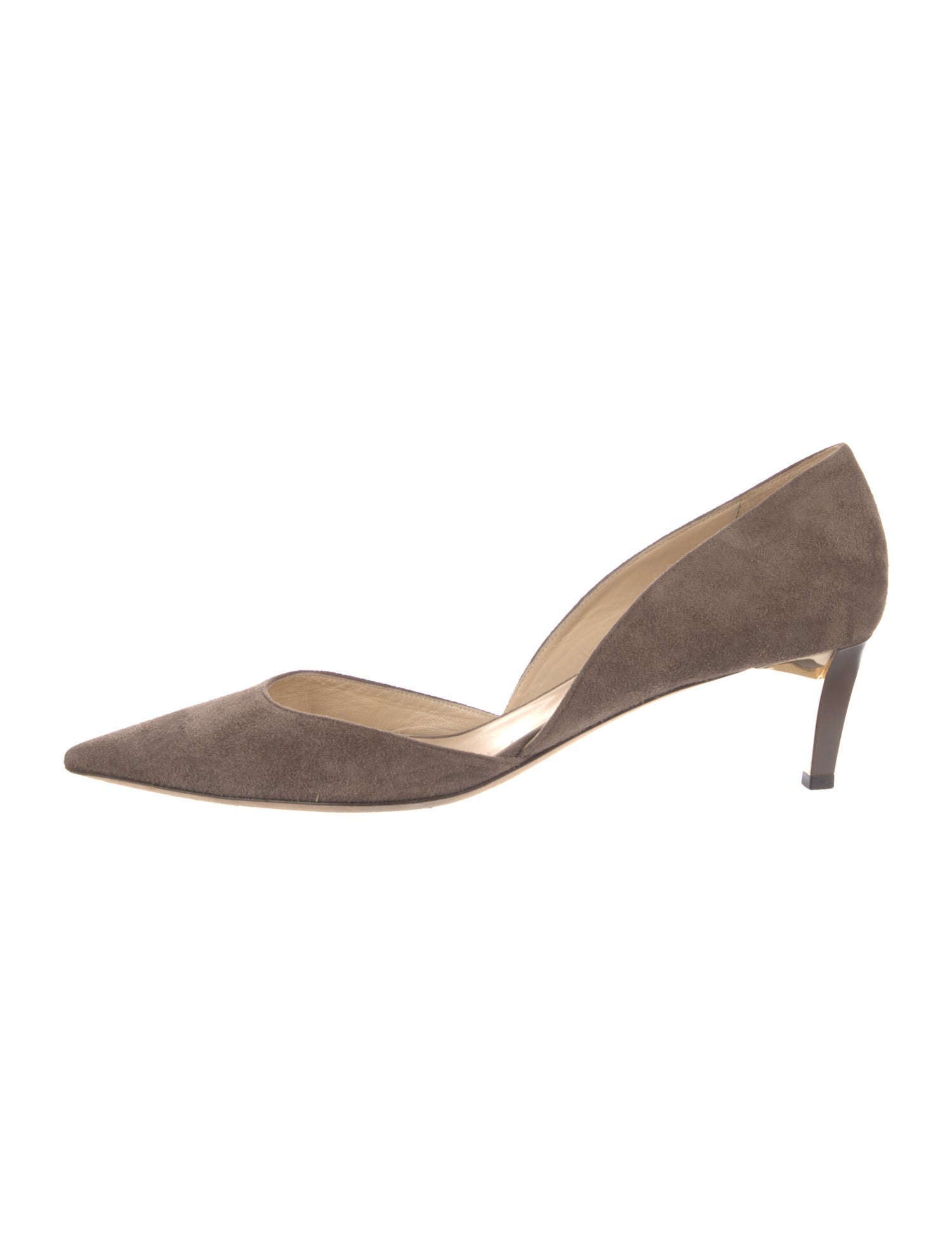 Jimmy Choo Suede D'Orsay Pumps