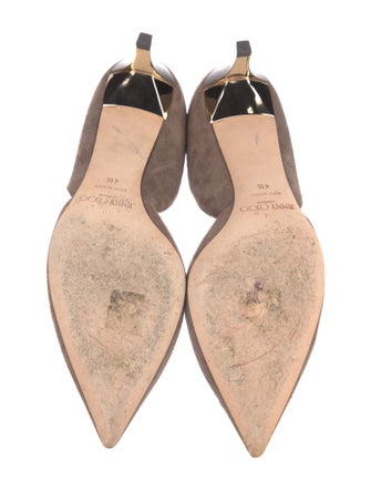 Jimmy Choo Suede D'Orsay Pumps