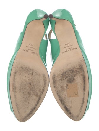 Jimmy Choo Patent Leather Slingback Pumps