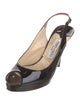 Jimmy Choo Patent Leather Slingback Pumps