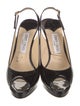 Jimmy Choo Patent Leather Slingback Pumps