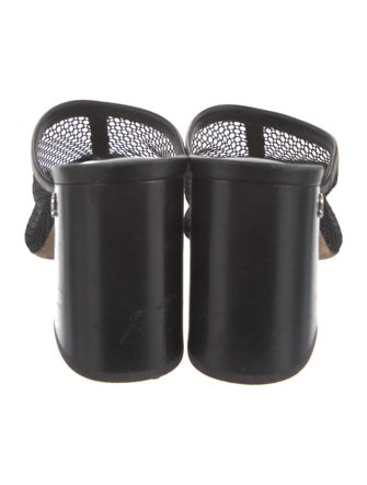 Jimmy Choo Mesh Mesh Accents Slides