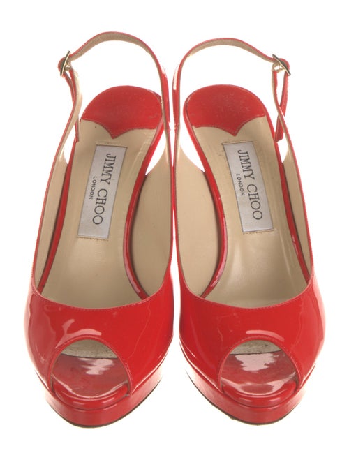 Jimmy Choo Patent Leather Slingback Pumps