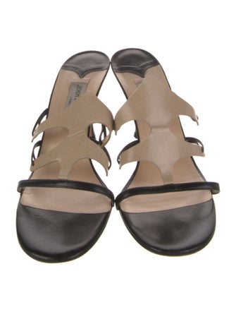 Jimmy Choo Leather Slides