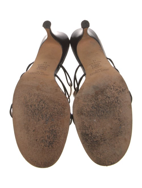 Jimmy Choo Leather Slides