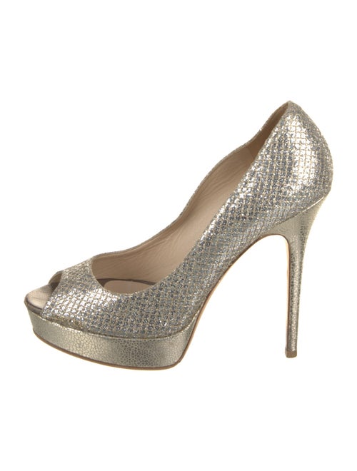 Jimmy Choo Glitter Glitter Accents Pumps