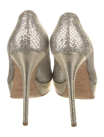 Jimmy Choo Glitter Glitter Accents Pumps
