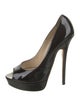 Jimmy Choo Patent Leather Printed Pumps