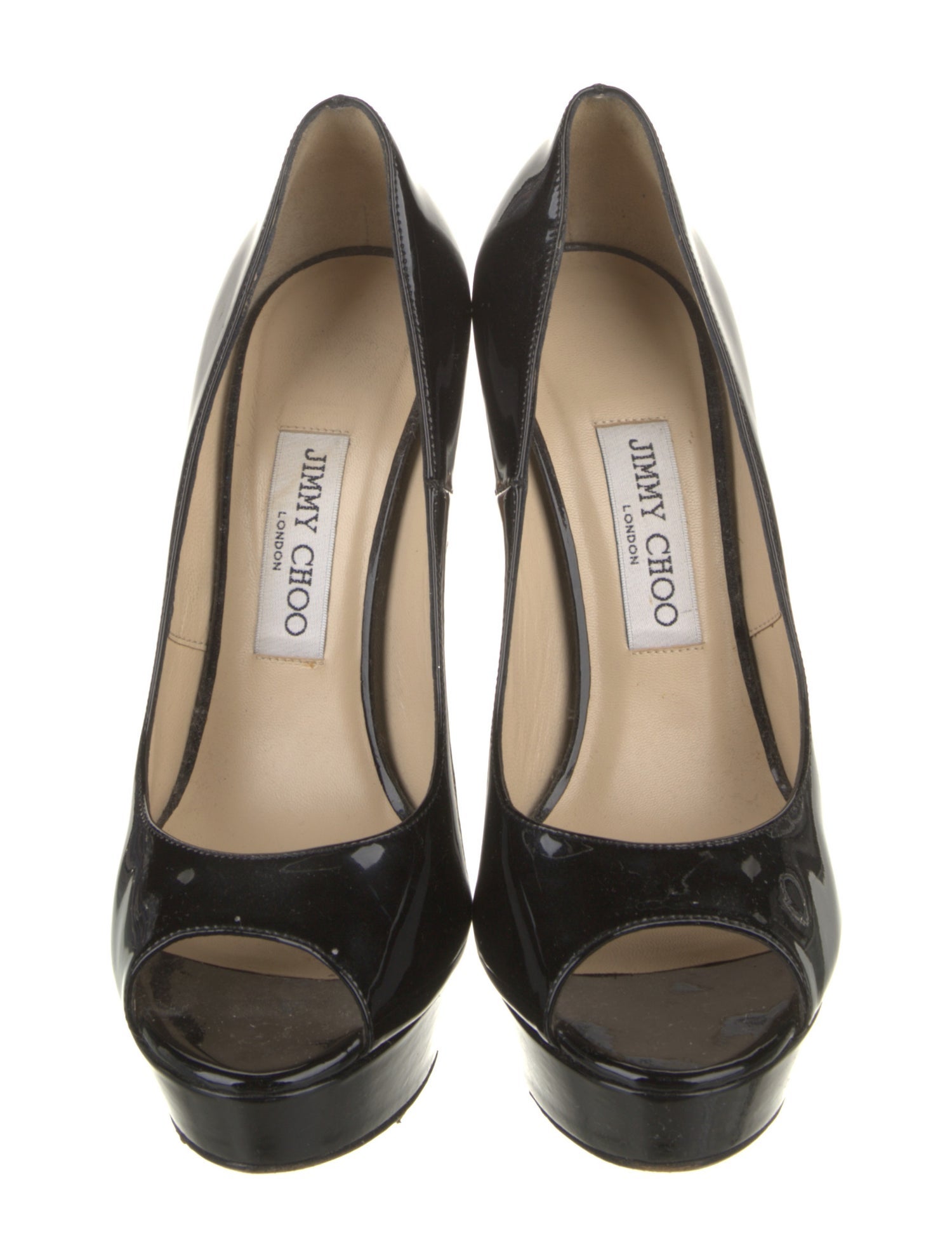 Jimmy Choo Patent Leather Printed Pumps