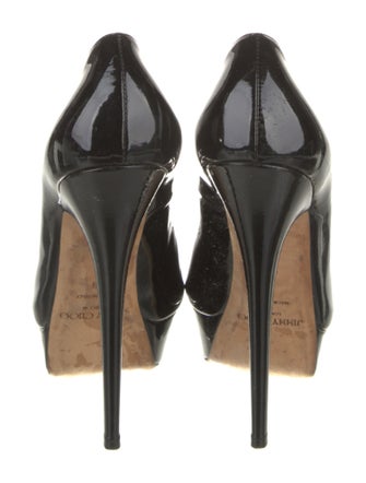 Jimmy Choo Patent Leather Printed Pumps