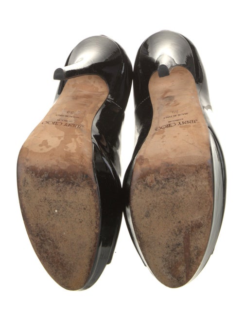 Jimmy Choo Patent Leather Printed Pumps