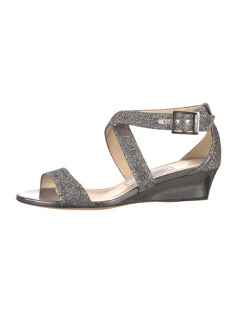 Jimmy Choo Glitter Flats