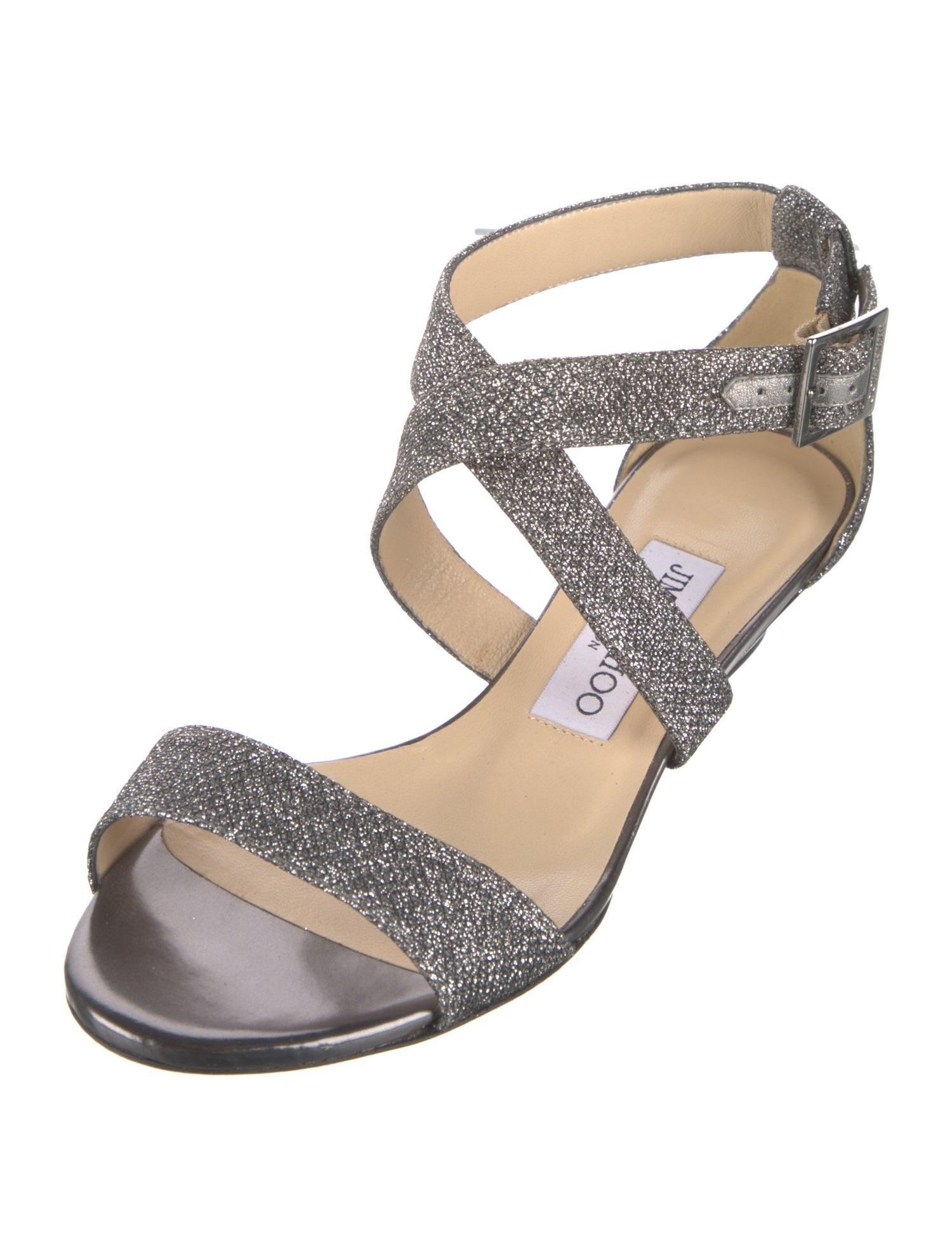 Jimmy Choo Glitter Flats