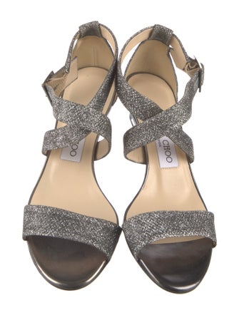Jimmy Choo Glitter Flats
