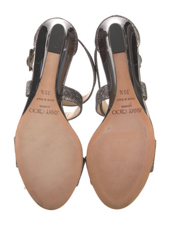 Jimmy Choo Glitter Flats