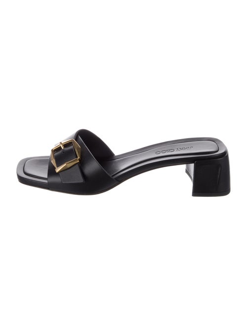 Jimmy Choo Leather Slides