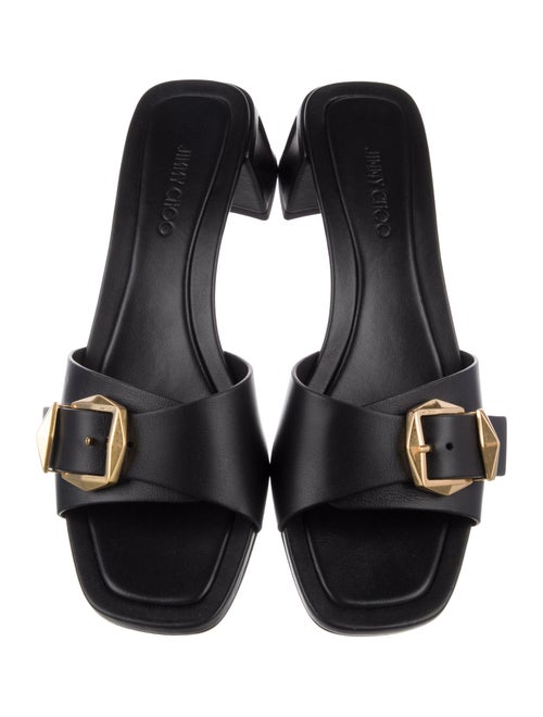 Jimmy Choo Leather Slides