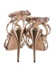 Jimmy Choo Snakeskin Animal Print Sandals