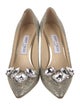 Jimmy Choo Glitter Crystal Embellishments Pumps