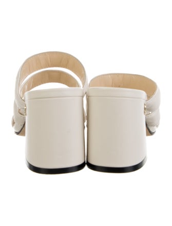 Jimmy Choo Leather Slides