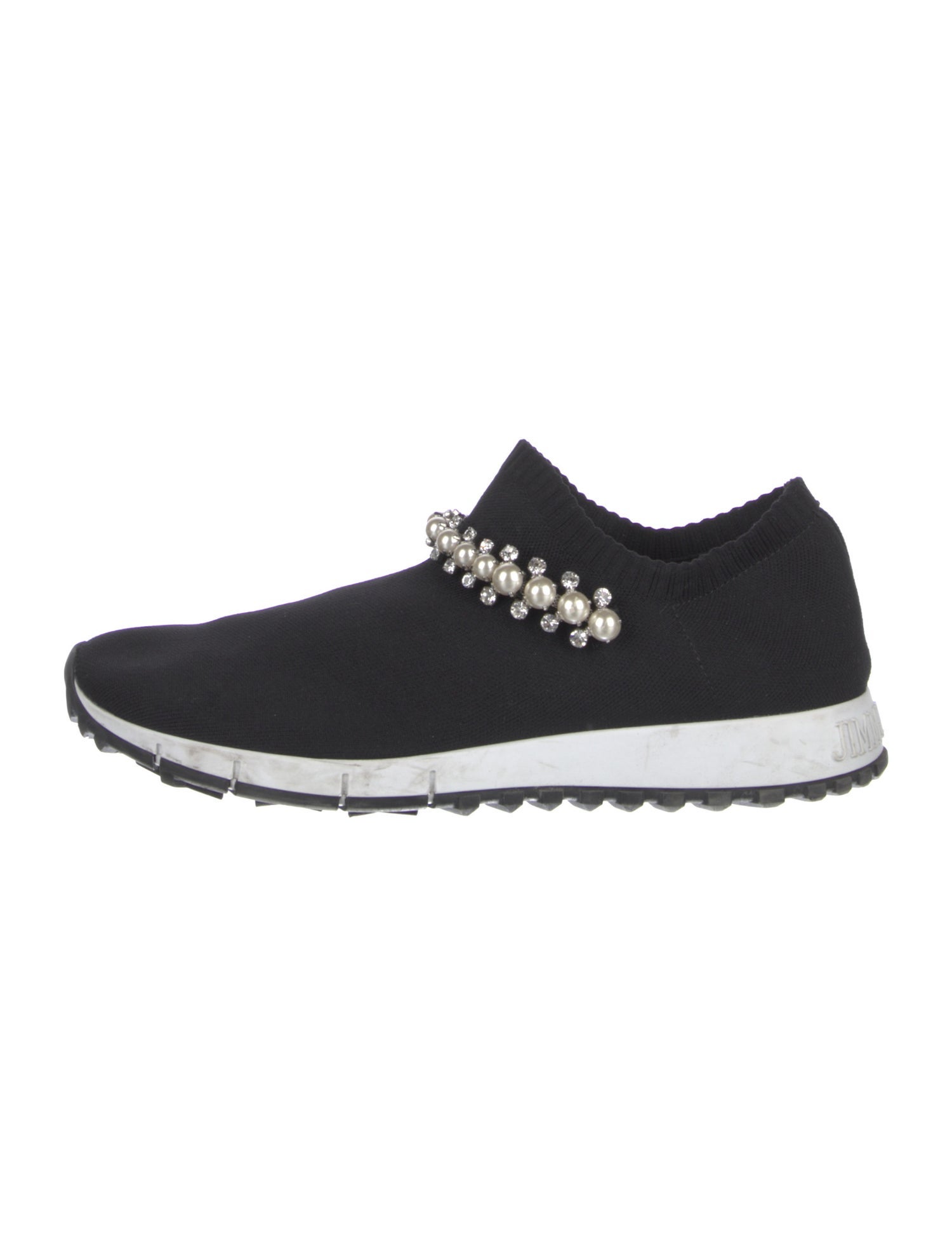 Jimmy Choo Crystal Embellishments Sneakers