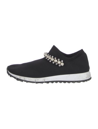 Jimmy Choo Crystal Embellishments Sneakers