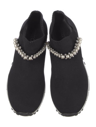 Jimmy Choo Crystal Embellishments Sneakers