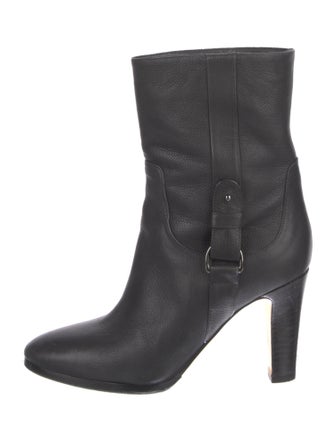 Jimmy Choo Leather Moto Boots
