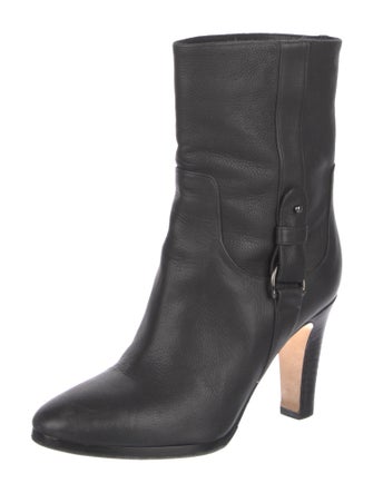 Jimmy Choo Leather Moto Boots