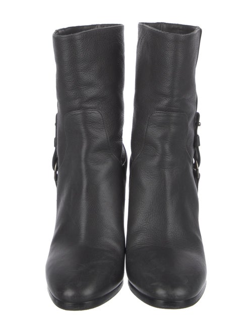 Jimmy Choo Leather Moto Boots
