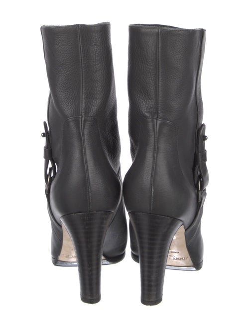 Jimmy Choo Leather Moto Boots