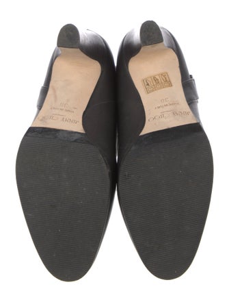 Jimmy Choo Leather Moto Boots