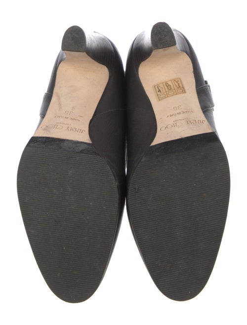 Jimmy Choo Leather Moto Boots