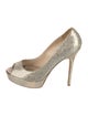 Jimmy Choo Glitter Glitter Accents Pumps