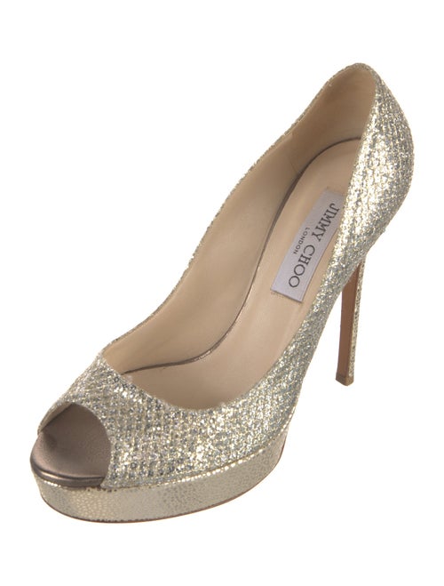 Jimmy Choo Glitter Glitter Accents Pumps