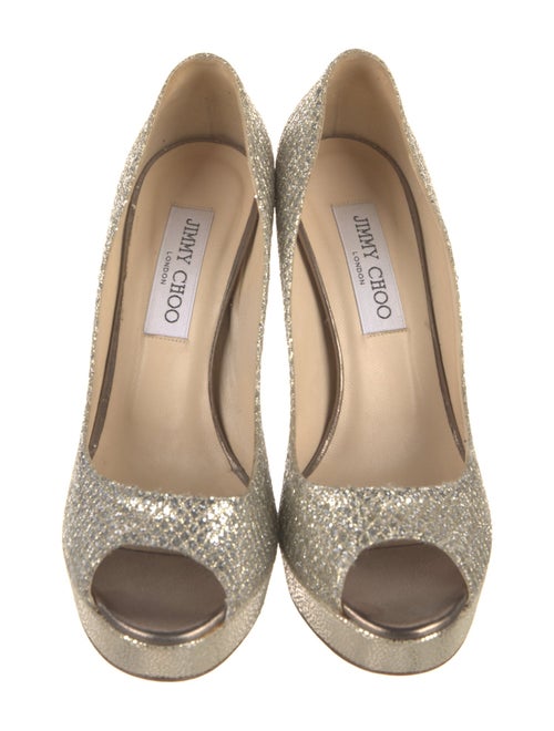 Jimmy Choo Glitter Glitter Accents Pumps