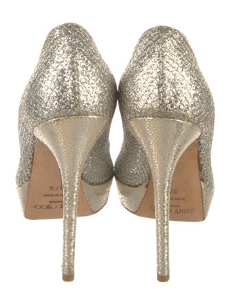 Jimmy Choo Glitter Glitter Accents Pumps
