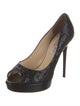 Jimmy Choo Patent Leather Sequin Embellishments Pumps
