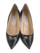 Jimmy Choo Patent Leather Animal Print Pumps