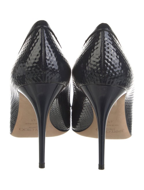 Jimmy Choo Patent Leather Animal Print Pumps